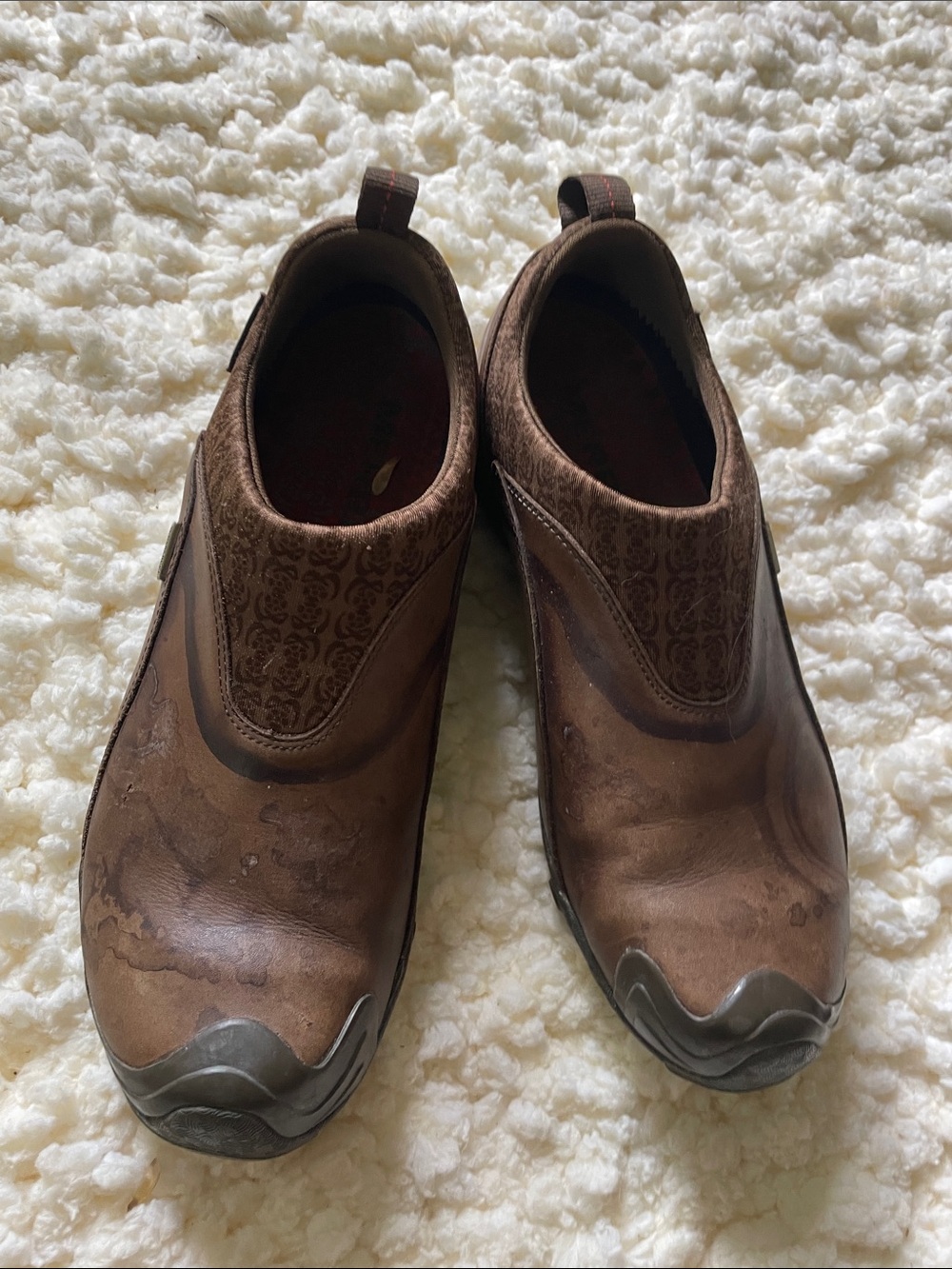 Merrell Women’s Brown Leather Slip-On Loafers